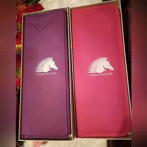 15 Pc. Paint Brush Set w/Case/Stand No Blk Sets Avail, Only Pink Or Purple $18ea